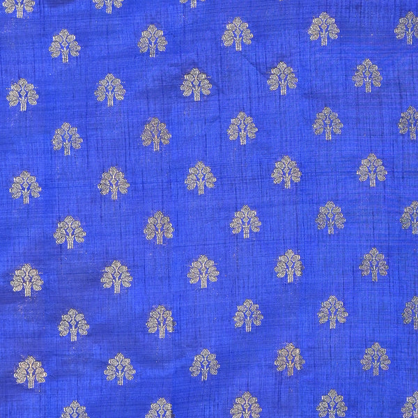 Tussar Silk - Royal Blue