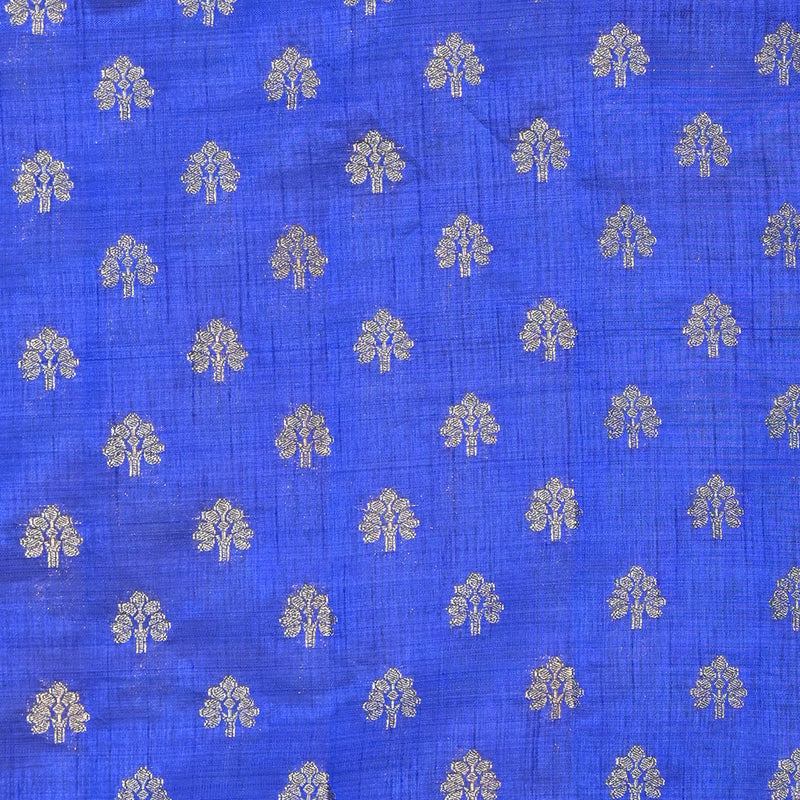 Tussar Silk - Royal Blue