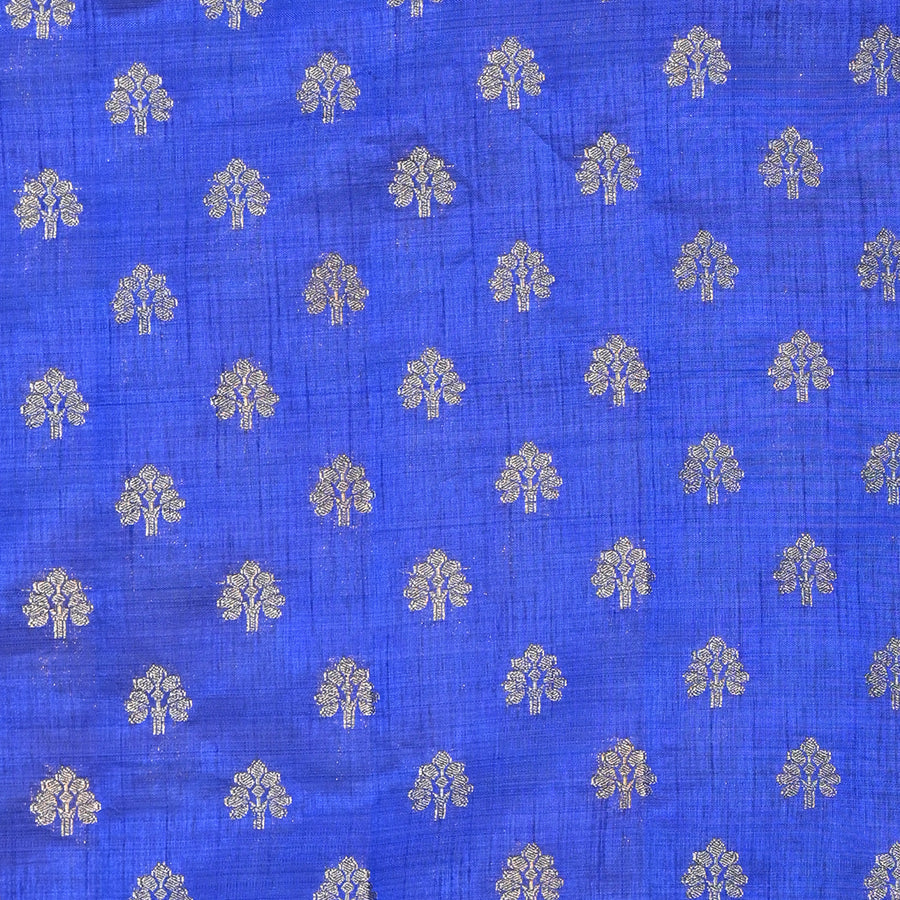 Tussar Silk - Royal Blue