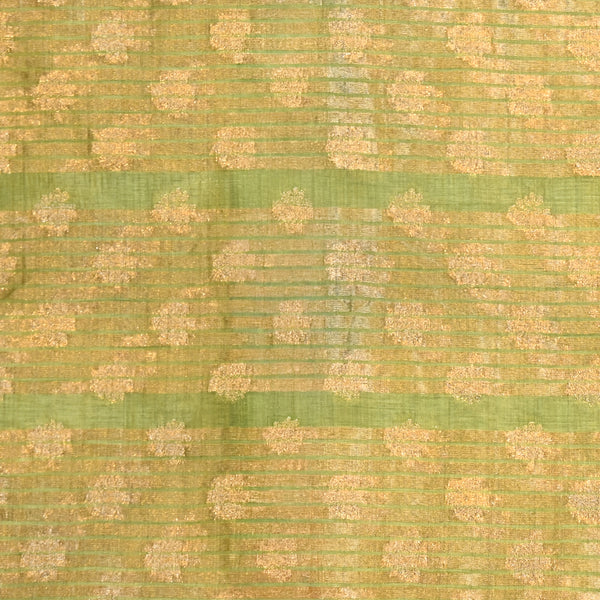 Tussar Silk - Pista Green