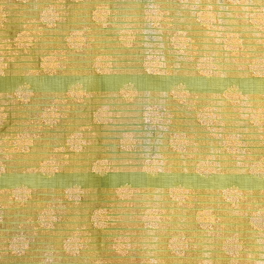 Tussar Silk - Pista Green