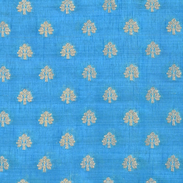 Tussar Silk - Blue
