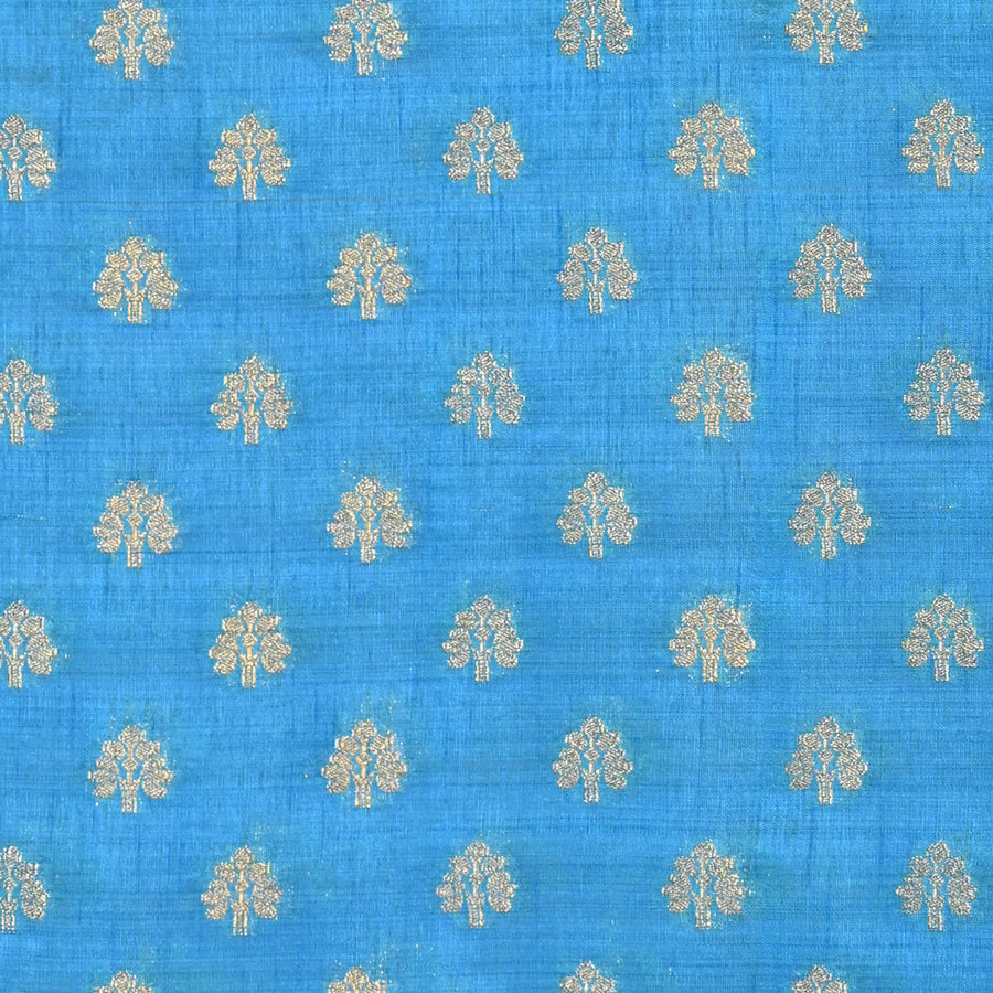 Tussar Silk - Blue
