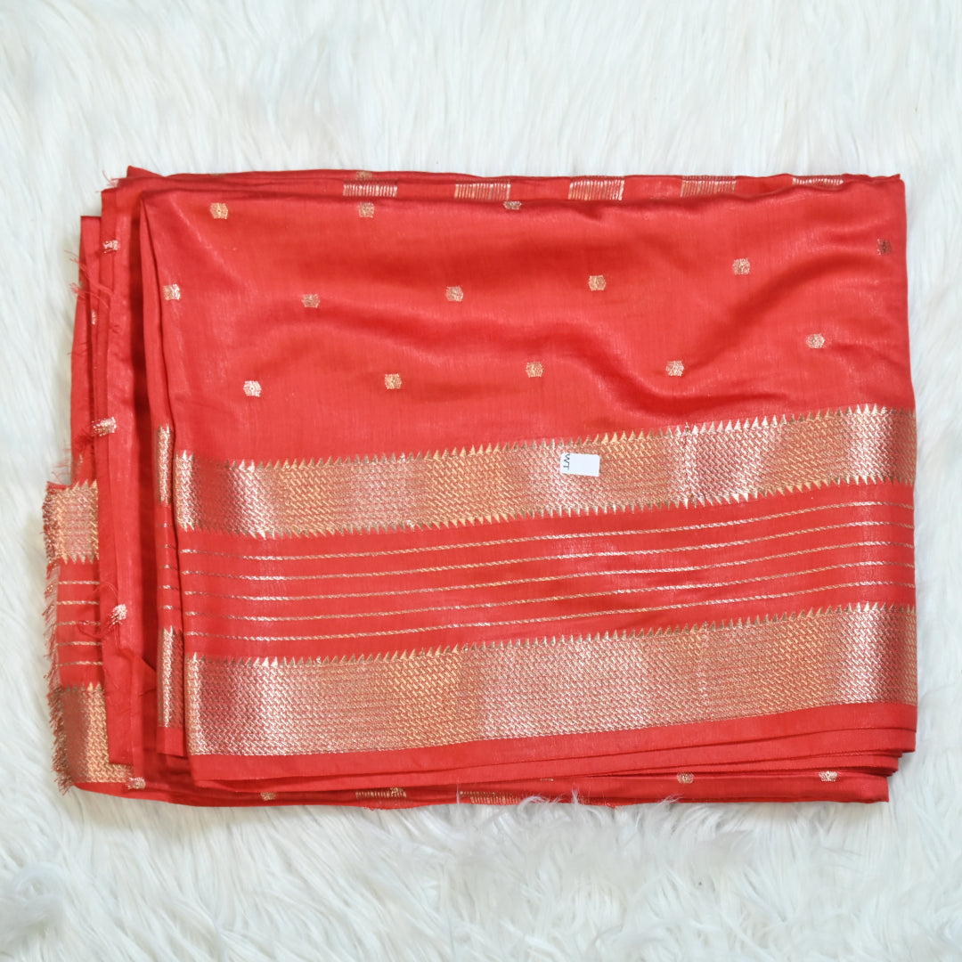 Maheshwari Silk - Red