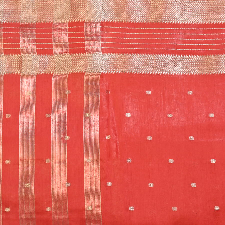 Maheshwari Silk - Red