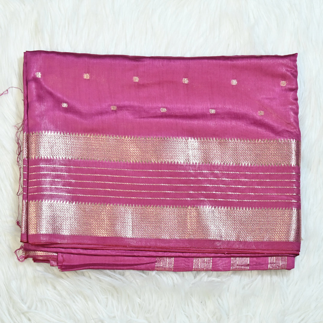 Maheshwari Silk - Pink