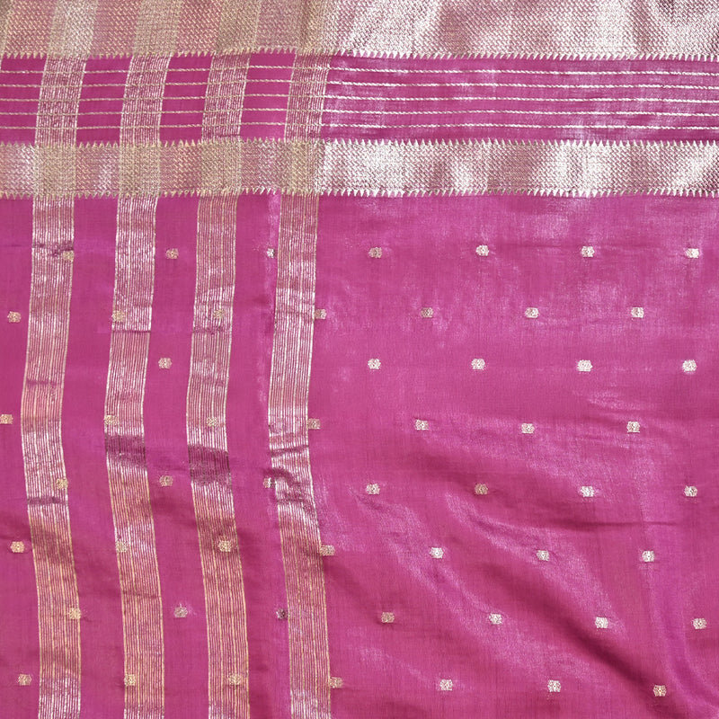 Maheshwari Silk - Pink