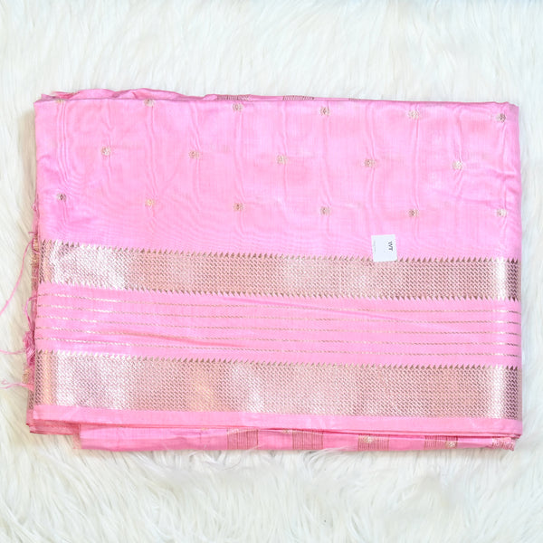 Maheshwari Silk - Baby Pink