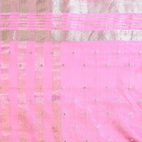 Maheshwari Silk - Baby Pink