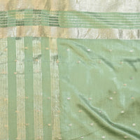 Maheshwari Silk - Pista Green