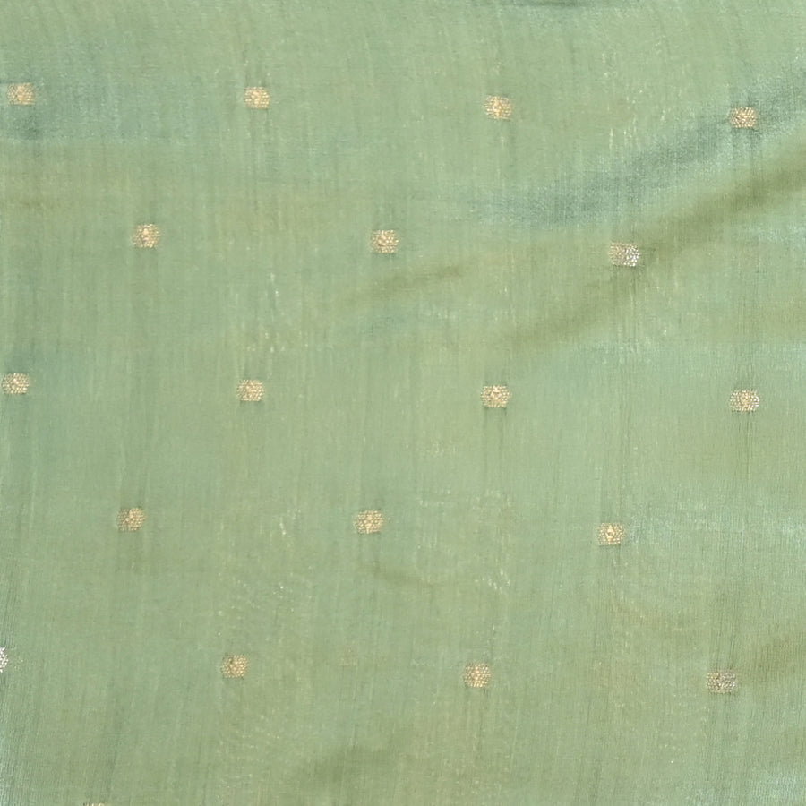 Maheshwari Silk - Pista Green