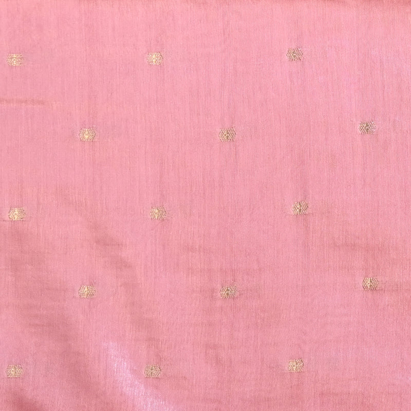 Maheshwari Silk - Peach Pink