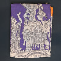 kalmkari chennuri cotton - Purple