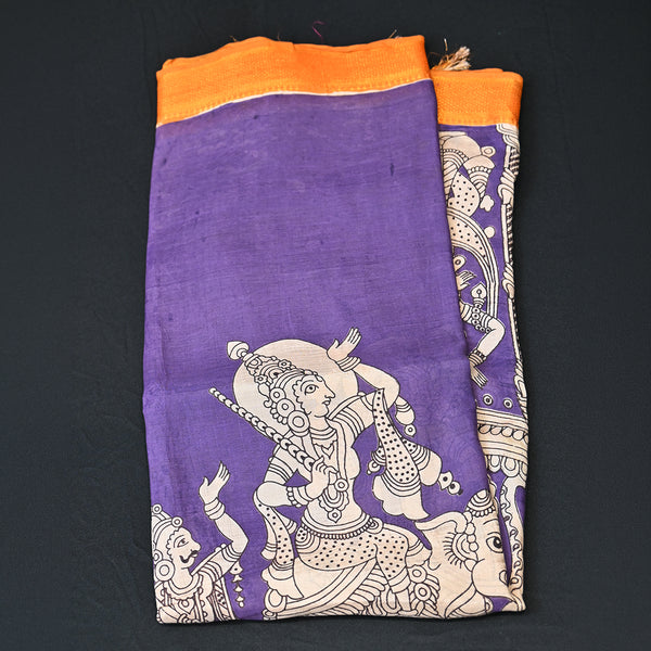 kalmkari chennuri cotton - Purple