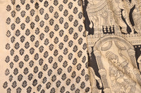 kalmkari chennuri cotton - Black