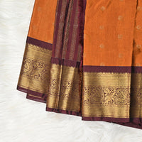 Sico Gadwal Silk - Orange