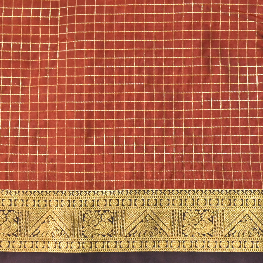 Sico Gadwal Silk - Red