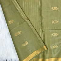 Bhagalpuri Kota Cotton - Pista Green