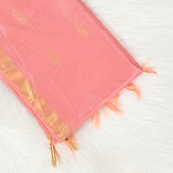 Bhagalpuri Kota Cotton - Peach
