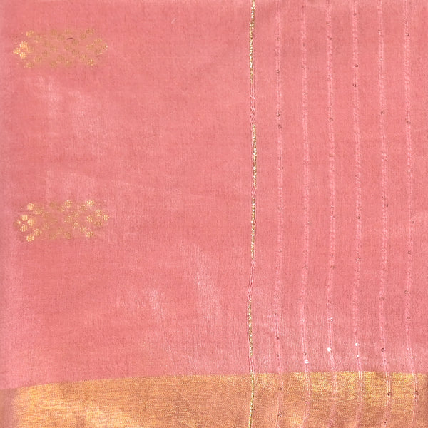 Bhagalpuri Kota Cotton - Peach