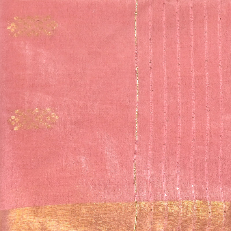 Bhagalpuri Kota Cotton - Peach