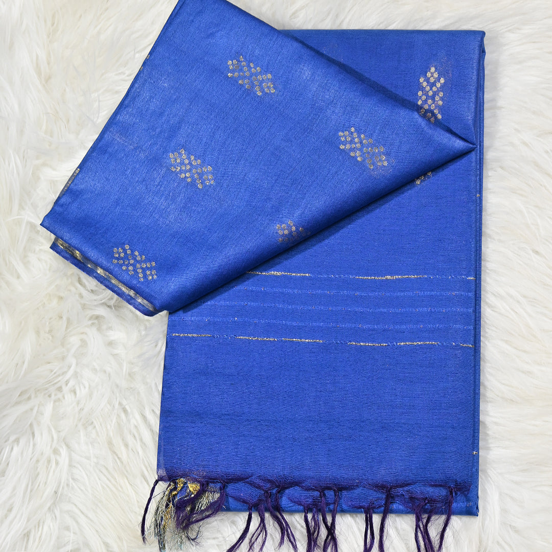 Bhagalpuri Kota Cotton - Dark Blue