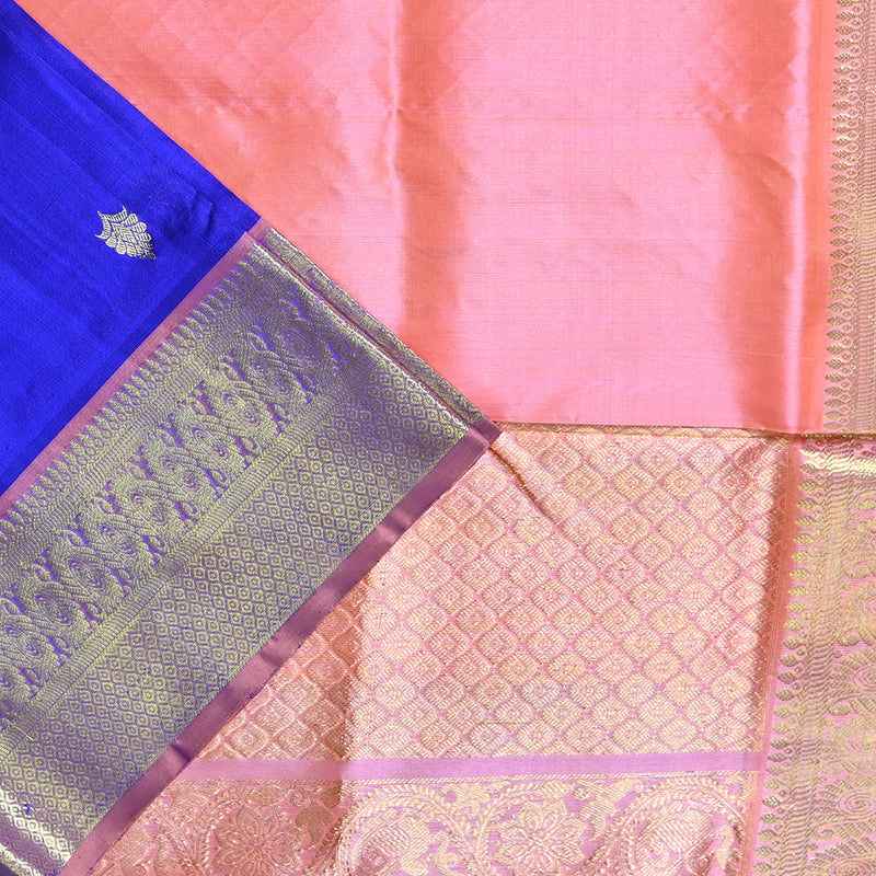 Venkatagiri Silk - Dark Blue