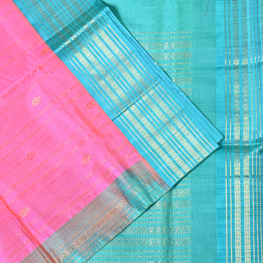 Venkatagiri Silk - Baby Pink