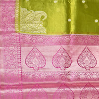 Pure Mango Silk - Pista Green