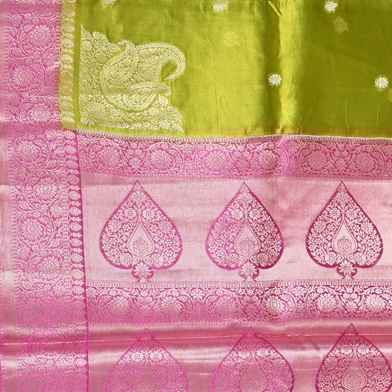 Pure Mango Silk - Pista Green