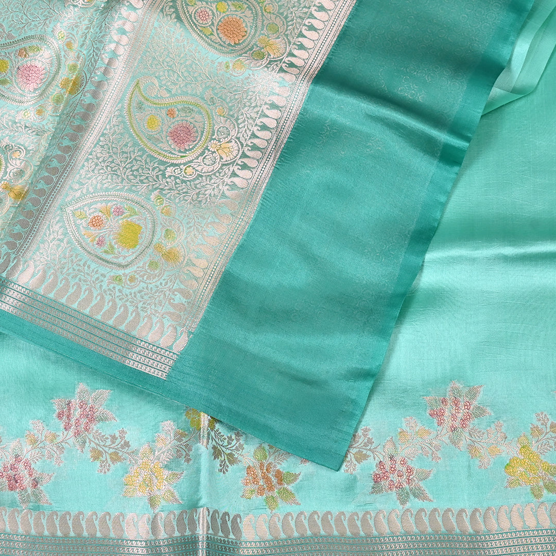Pure Mango Silk - Cyan