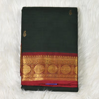 Chettinad Cotton - Dark Green