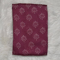 Pure Chanderi Cotton - Maroon
