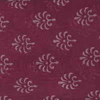 Pure Chanderi Cotton - Maroon