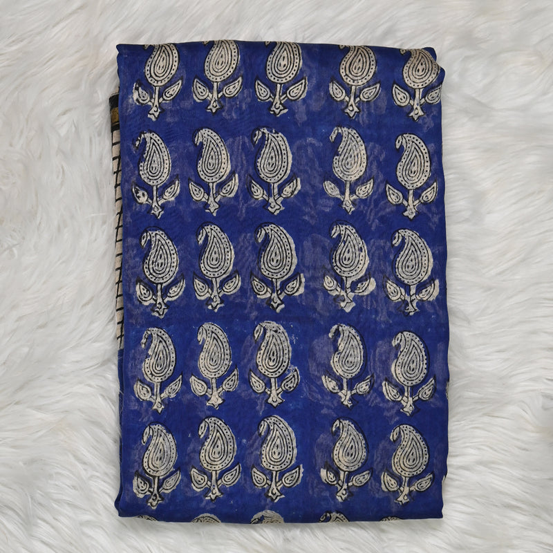 Pure Chanderi Cotton - Blue
