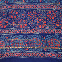 Pure Chanderi Cotton - Navy blue