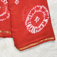 Pure Chanderi Cotton - Red