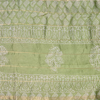 Pure Chanderi Cotton - Pista Green