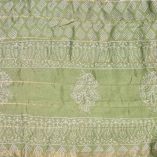 Pure Chanderi Cotton - Pista Green