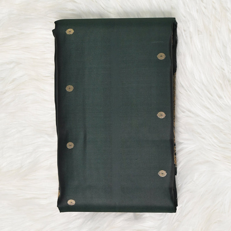 Kanchi Pattu - Dark Green