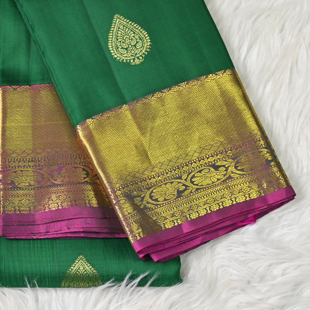 Kanchi Pattu - Green