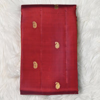 Kanchi Pattu - Maroon Red