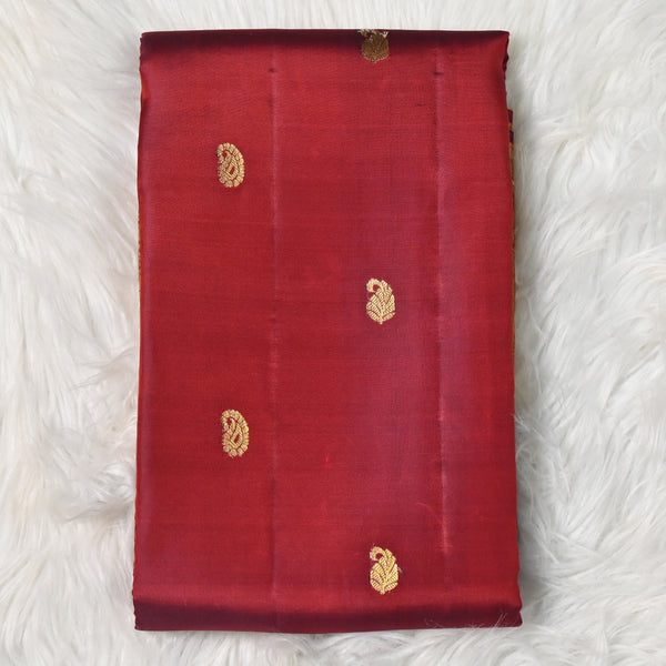 Kanchi Pattu - Maroon Red