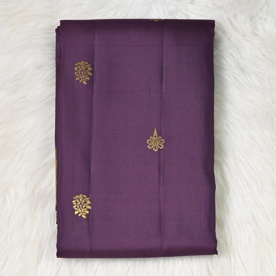 Kanchi Pattu - Dark Purple