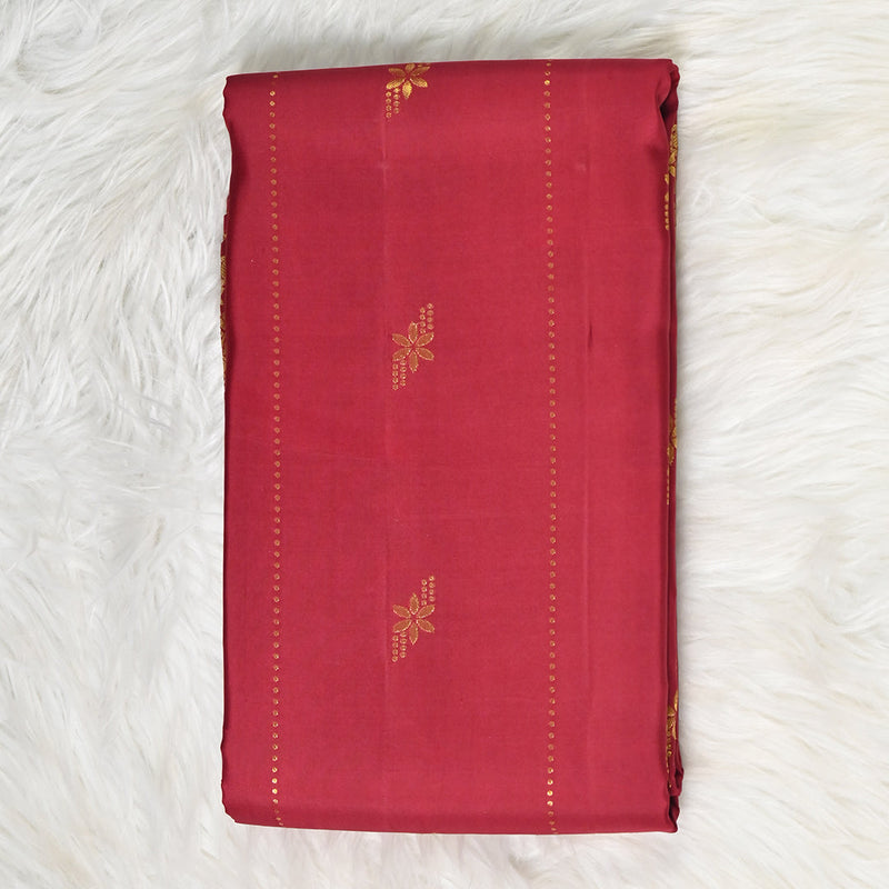 Kanchi Pattu - Brick Red
