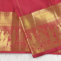 Kanchi Pattu - Brick Red