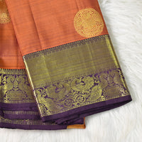 Kanchi Pattu - Rust Orange