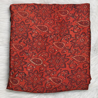 Ajrakh Modal Silk - Red