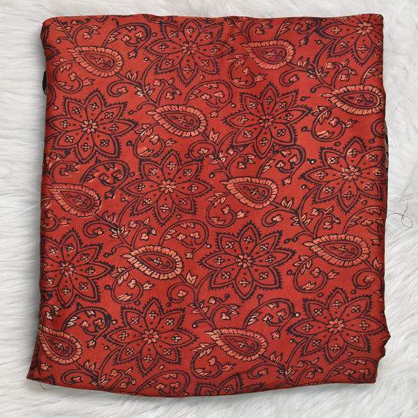 Ajrakh Modal Silk - Red
