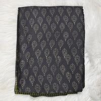 Ajrakh Modal Silk - Black